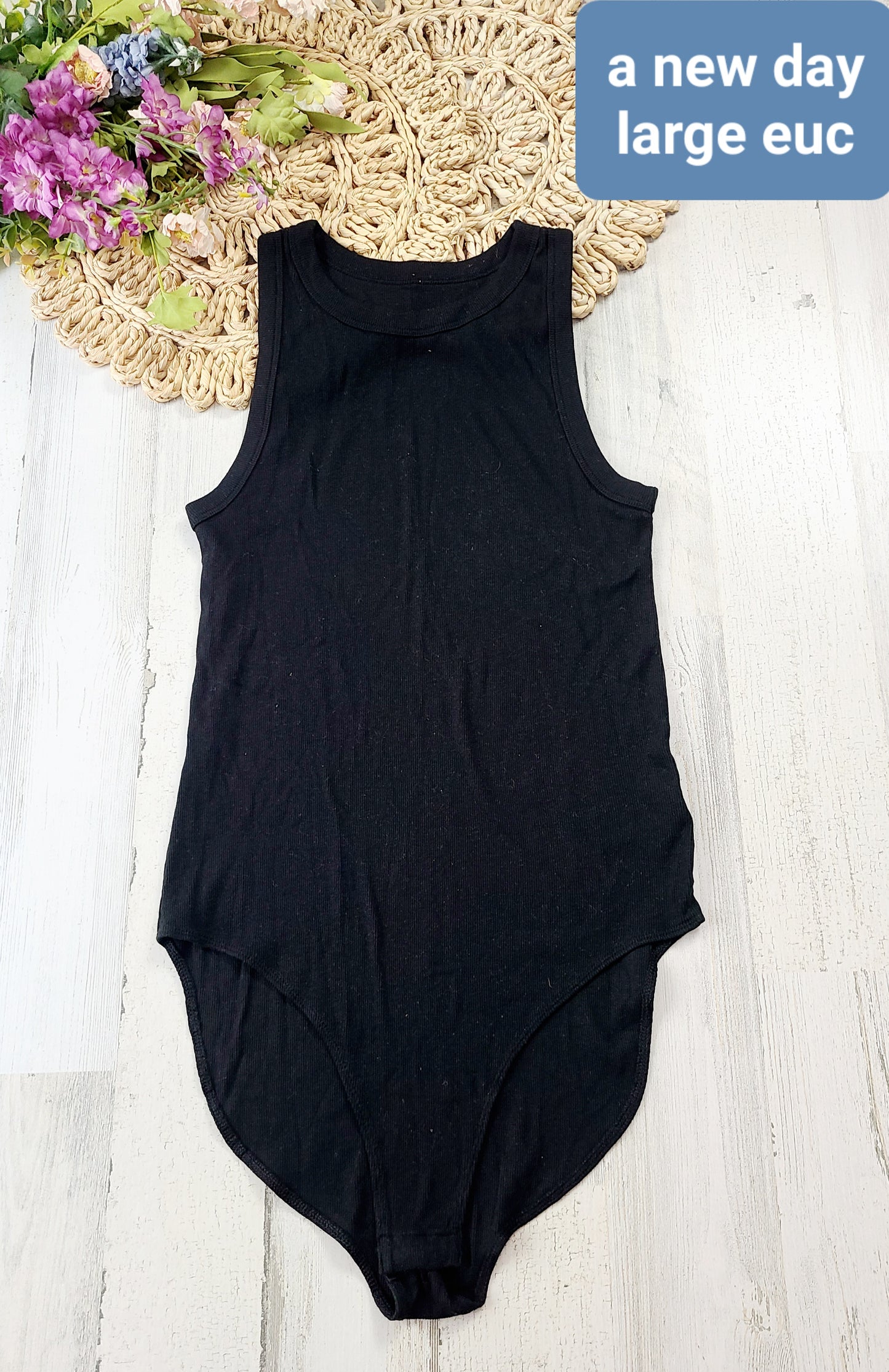 black a new day body suit large