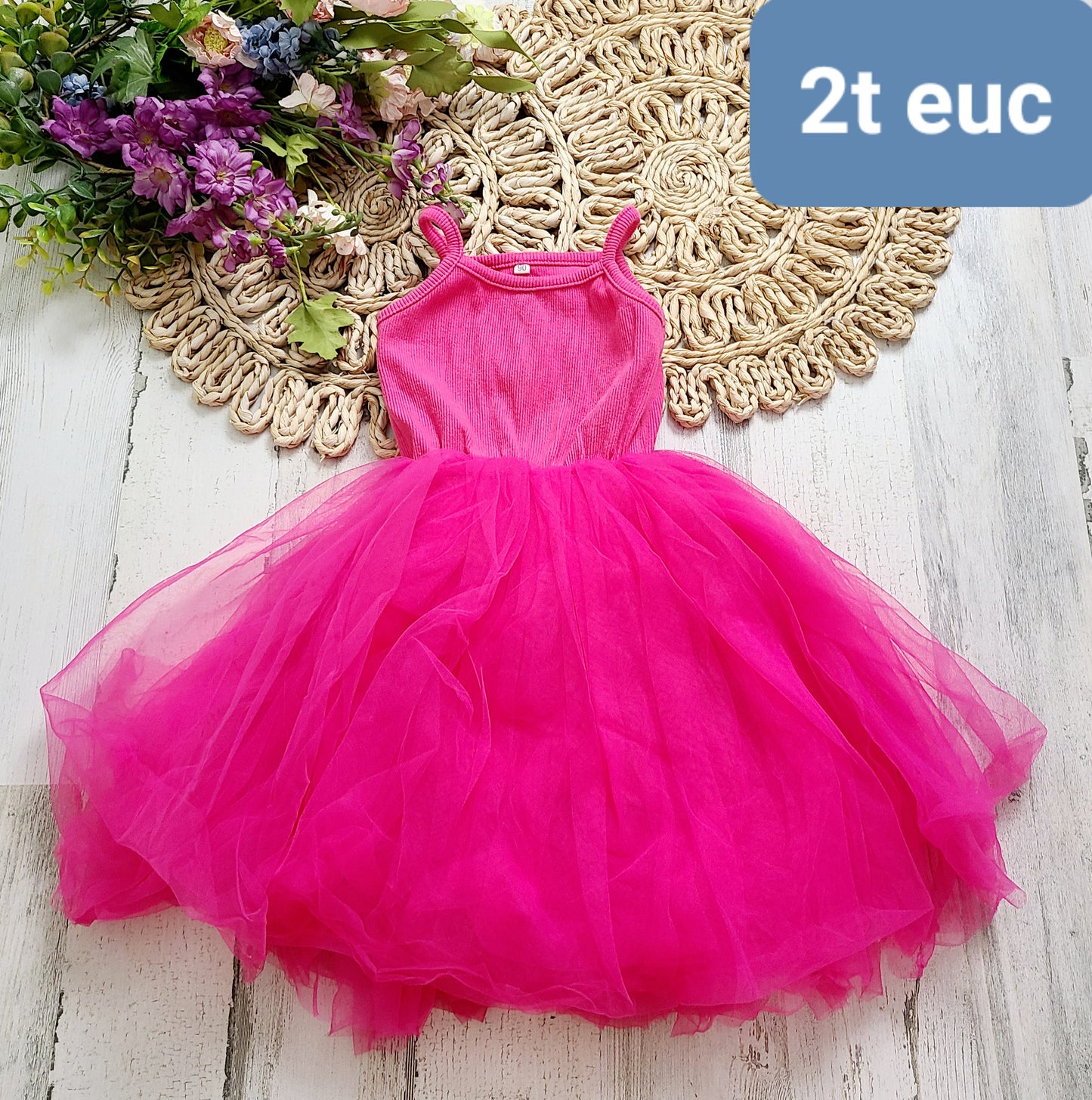 2t pink tutu dress