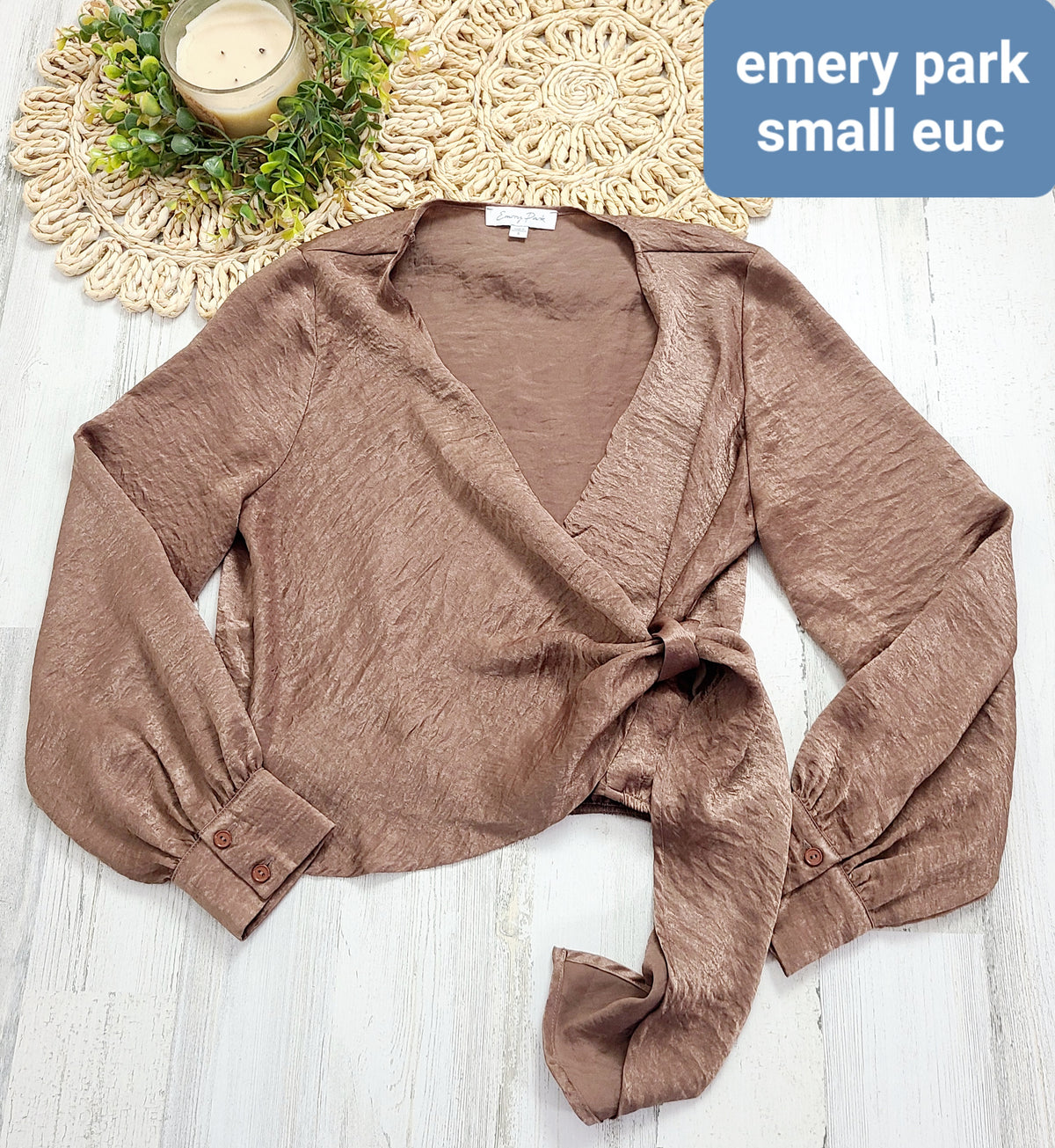 emery park tie top brown