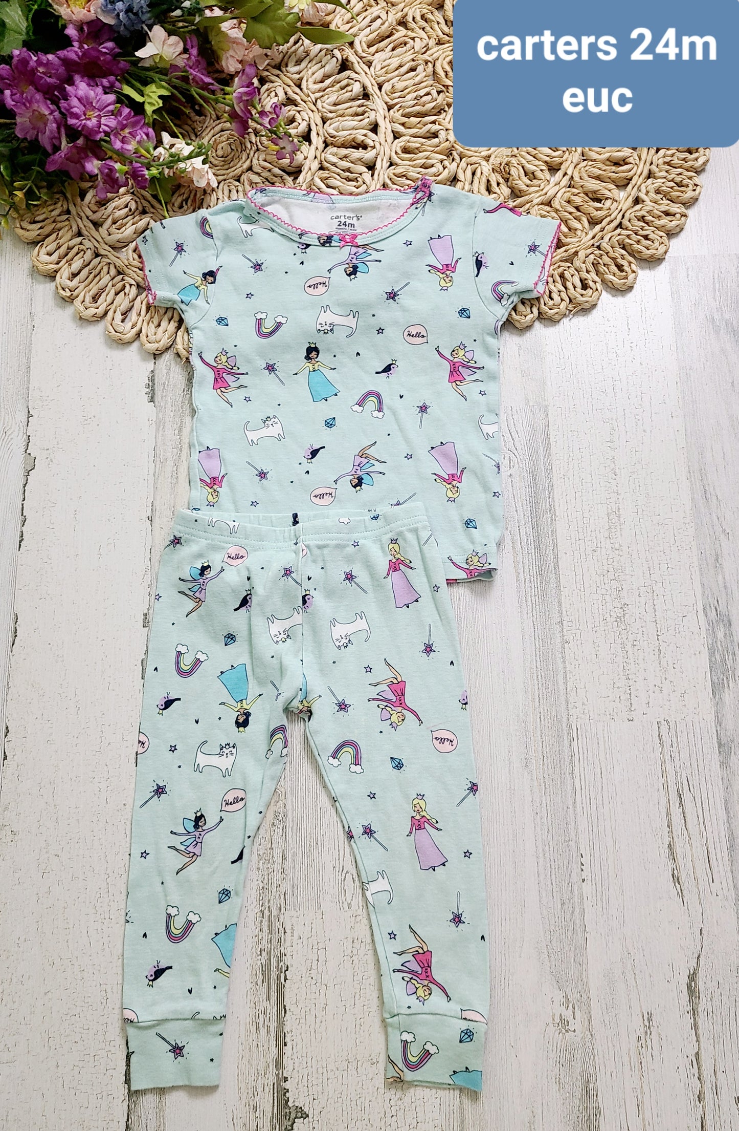 girls fairy pj carters
