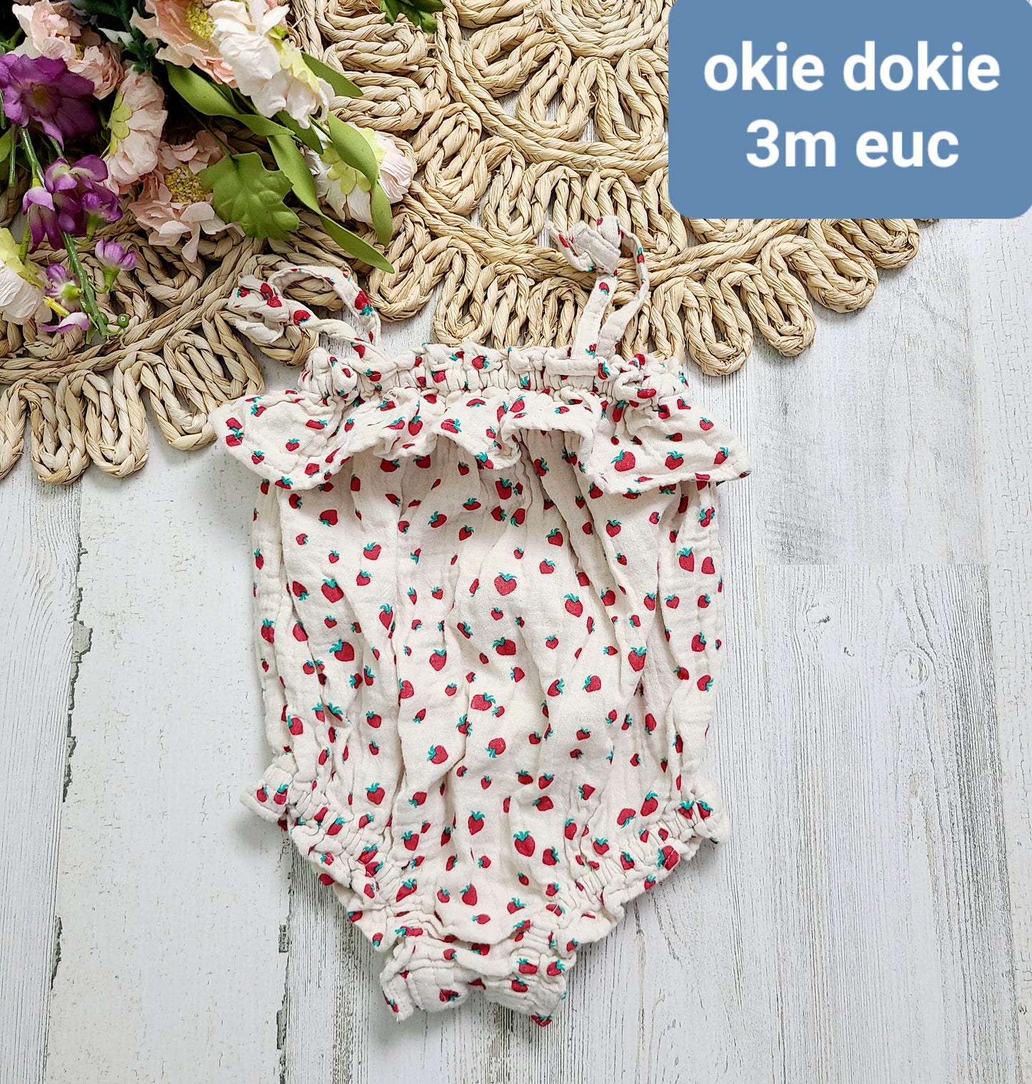okie dokie strawberry ruffle