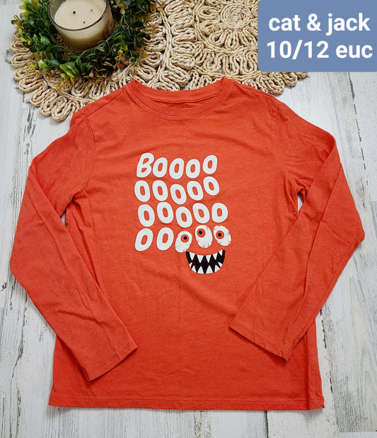 boo orange top 10/12y