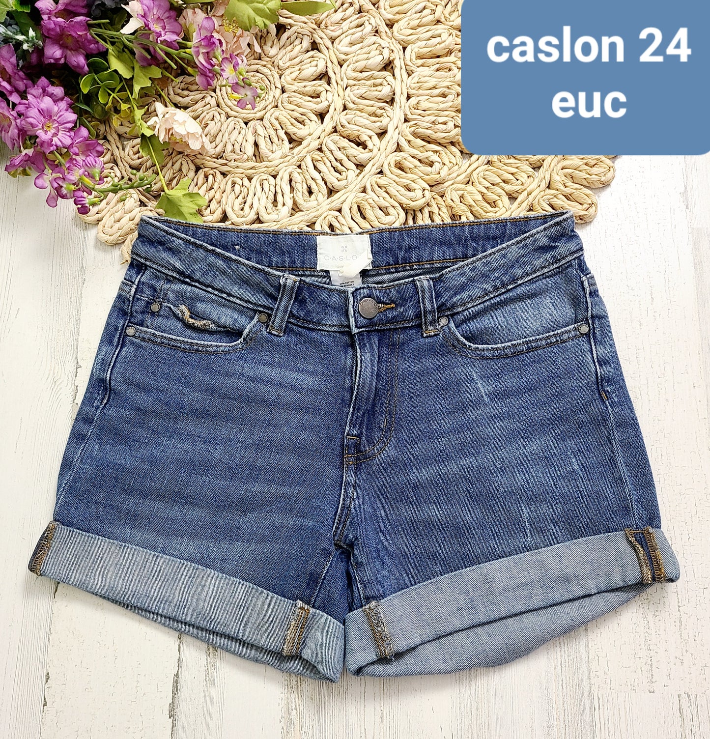 caslon cuff shorts sz 24