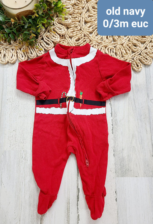 santa pajamas old navy baby