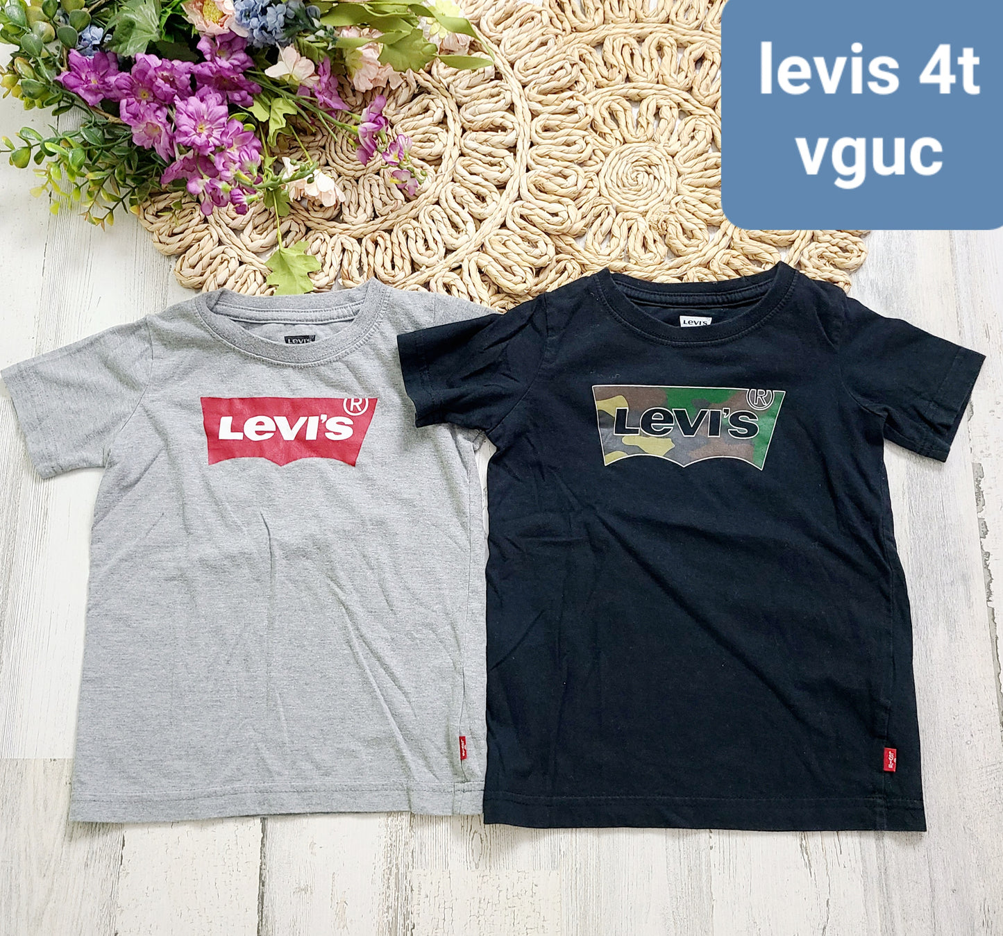 4t shirts 2 levi tees