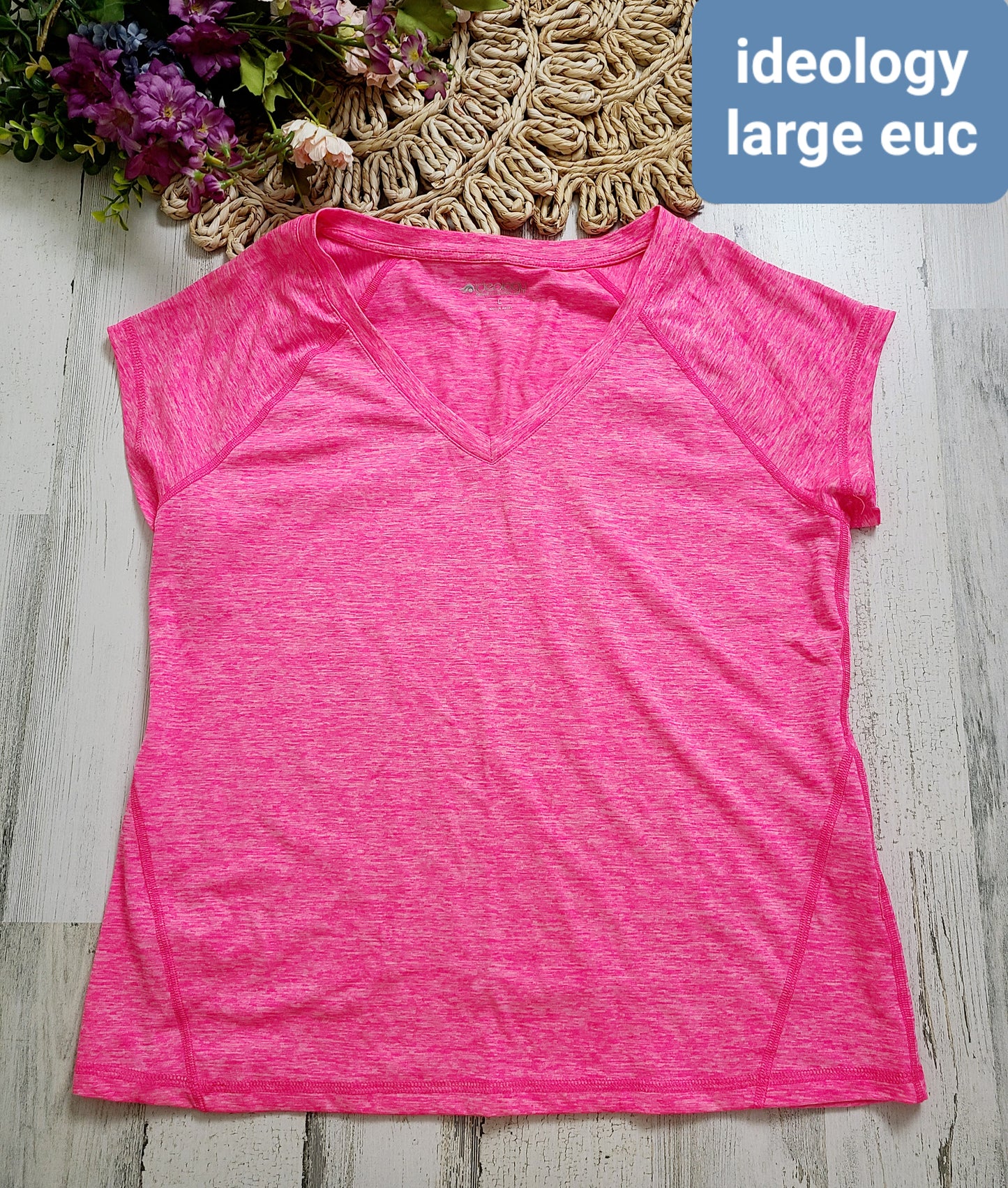 ideology pink vneck