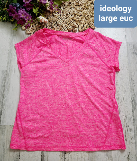 ideology pink vneck