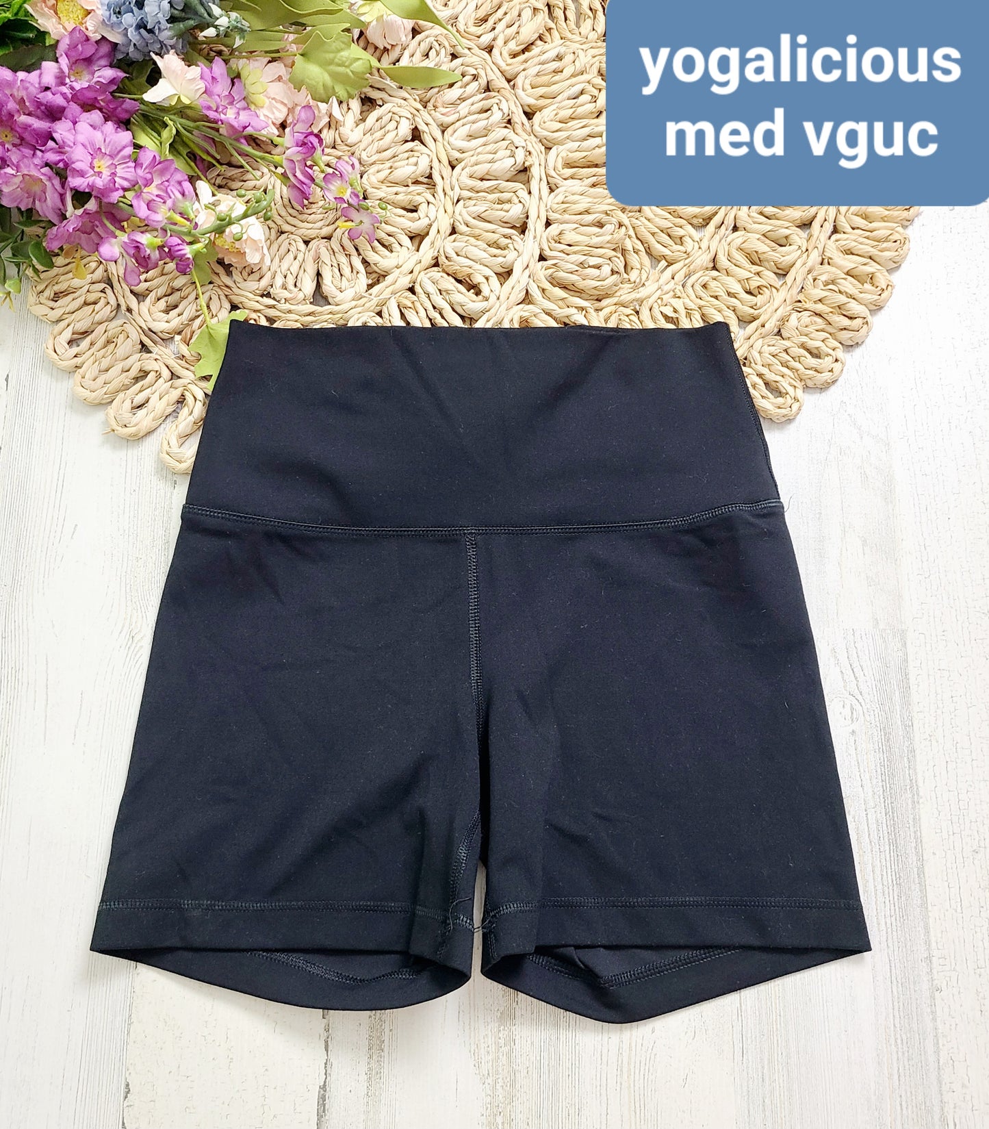 yogalicious medium spandex black