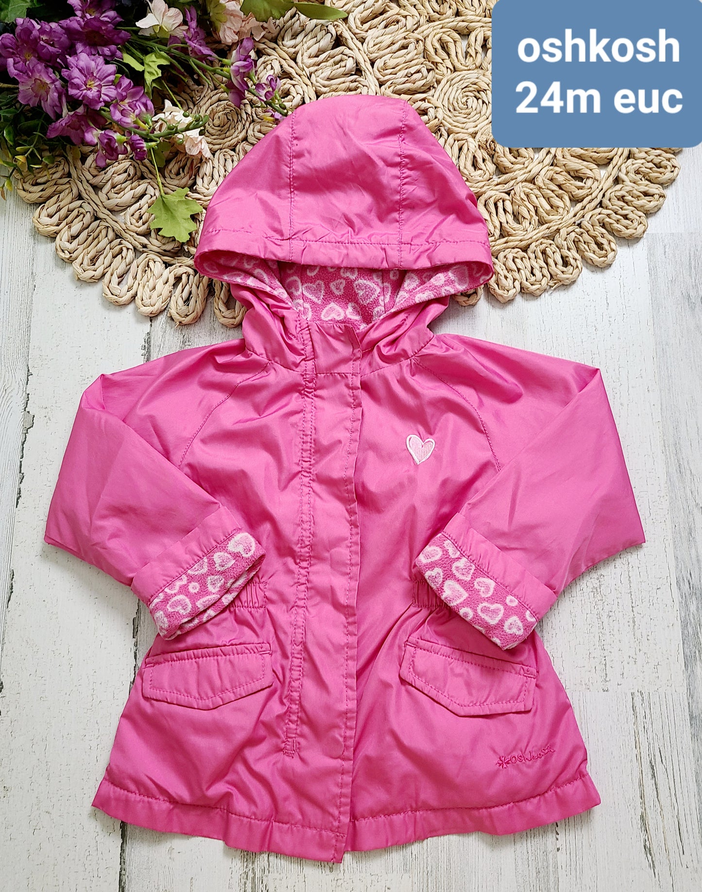 pink oshkosh jacket 24m