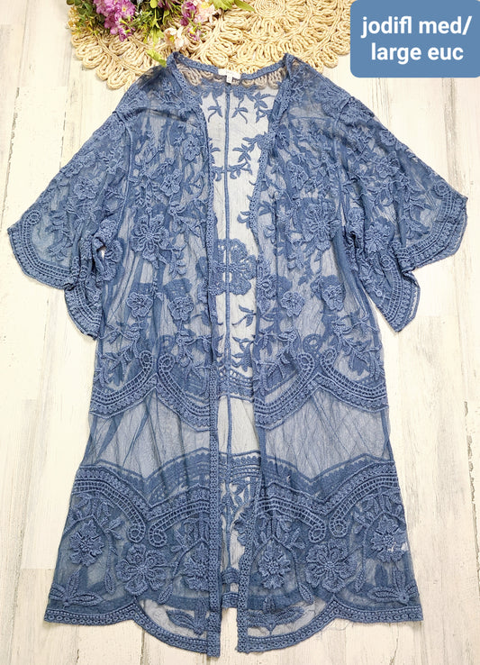 blue jodifl kimono