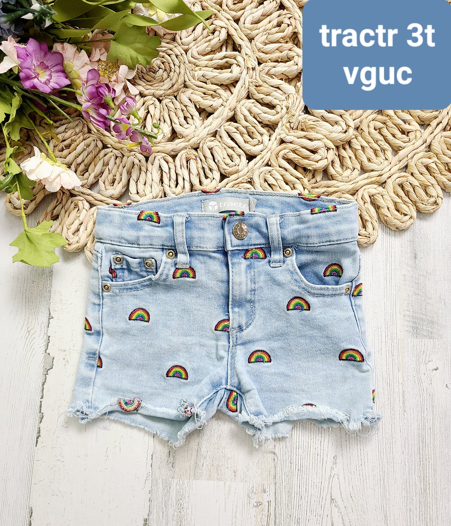 3t tractr rainbow shorts