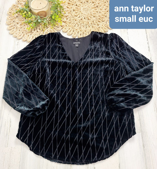 velvet with lines ann taylor