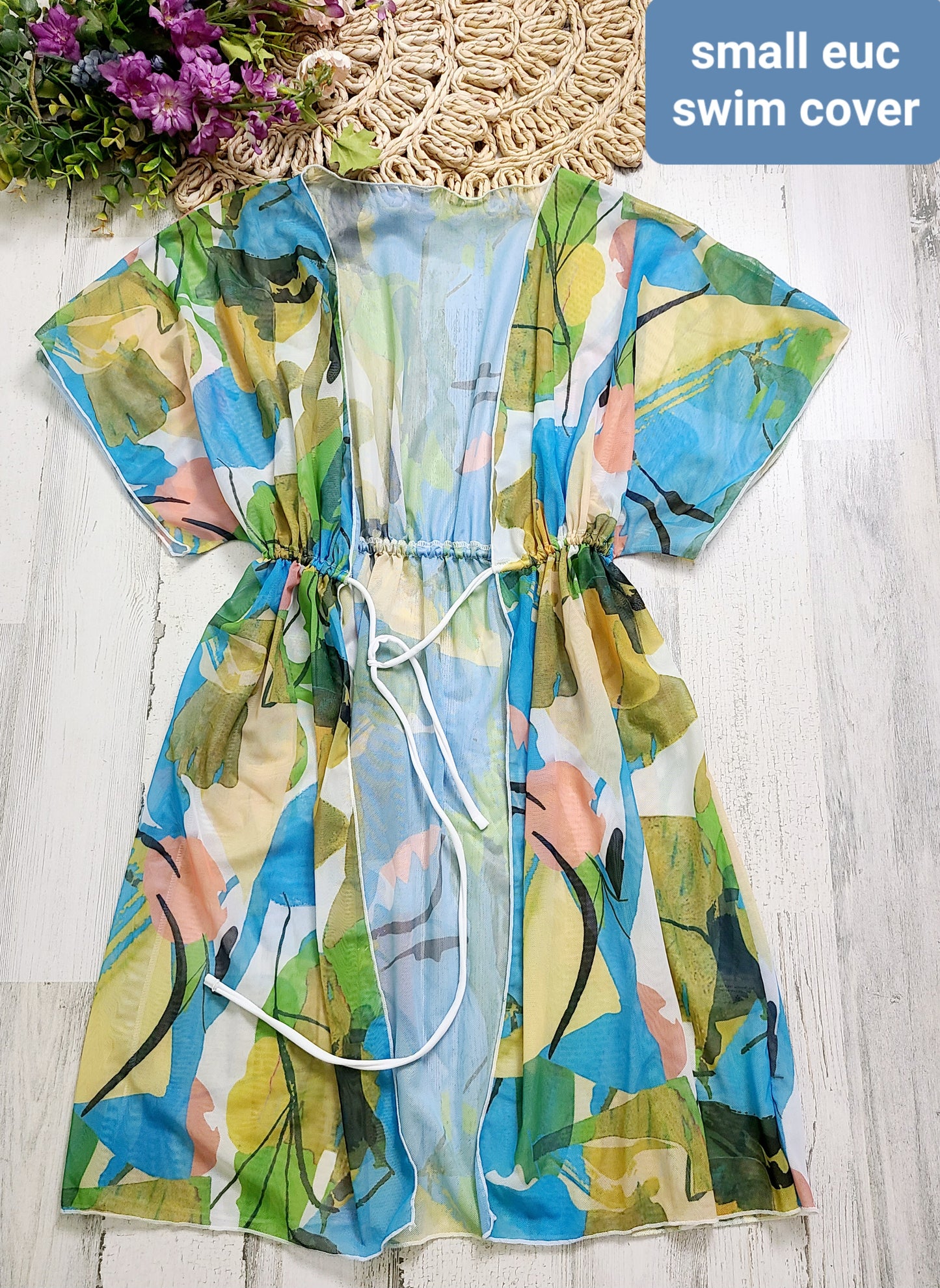 front tie swim cover small