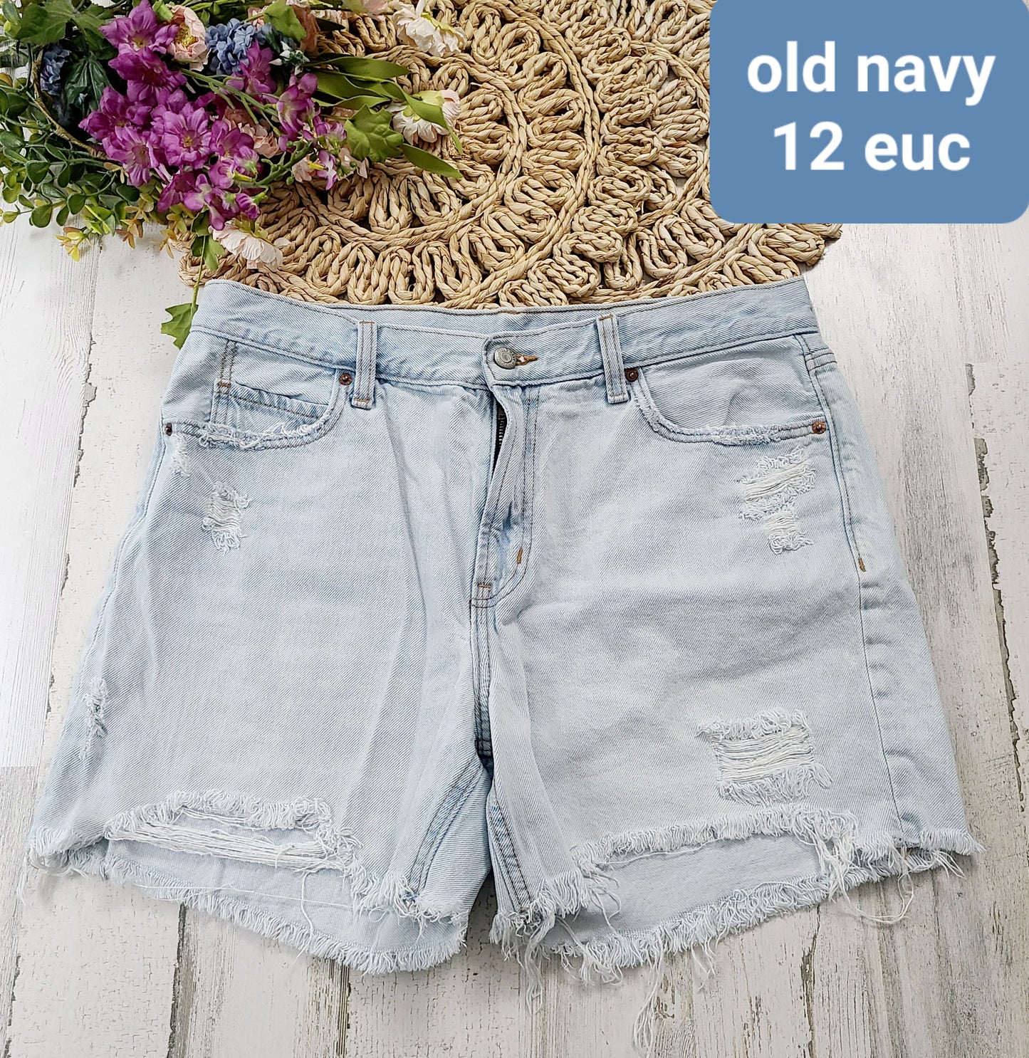 light wash old navy shorts