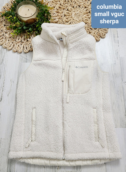 fleece sherpa columbia vest