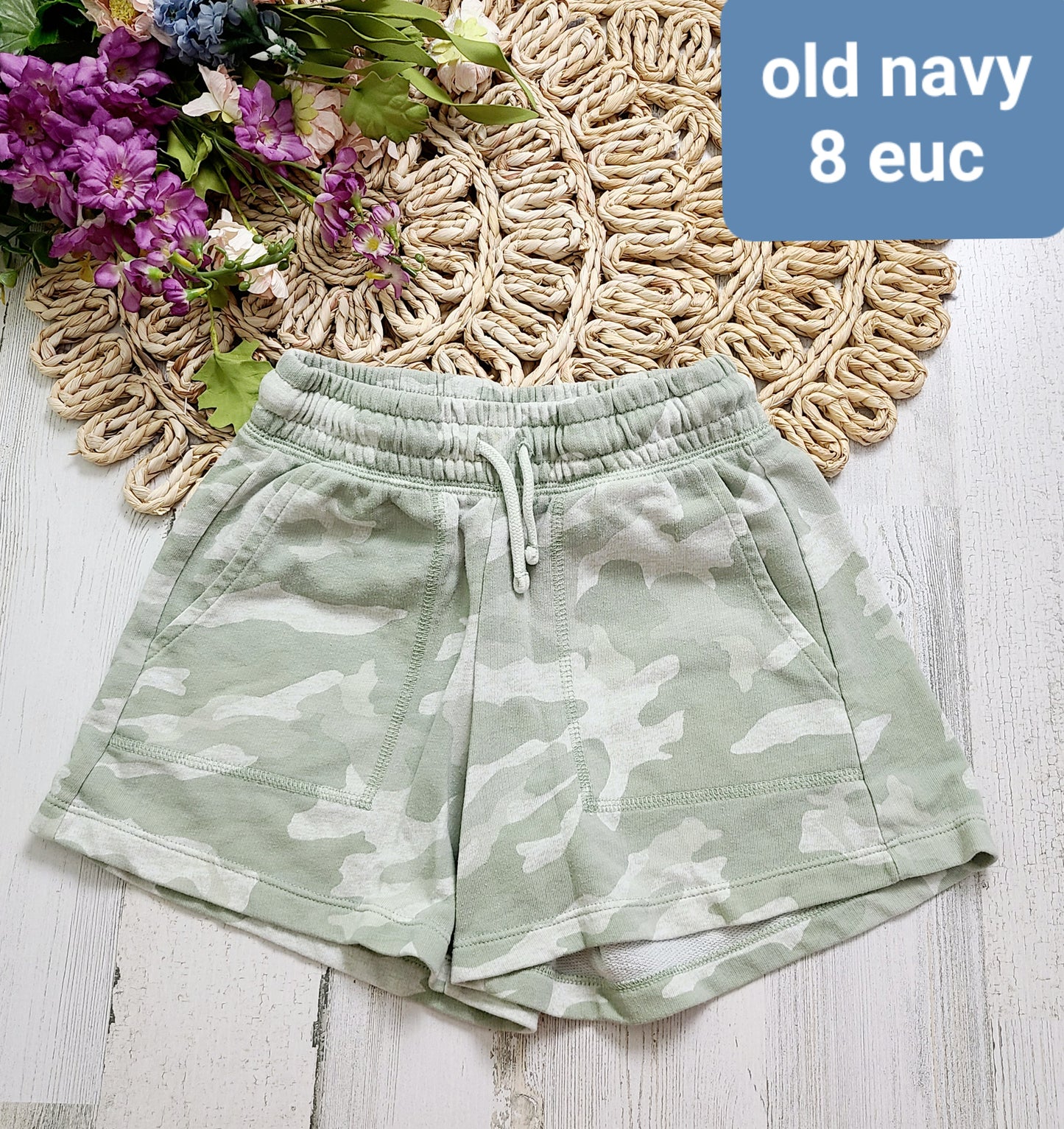 old navy camo shorts 8y