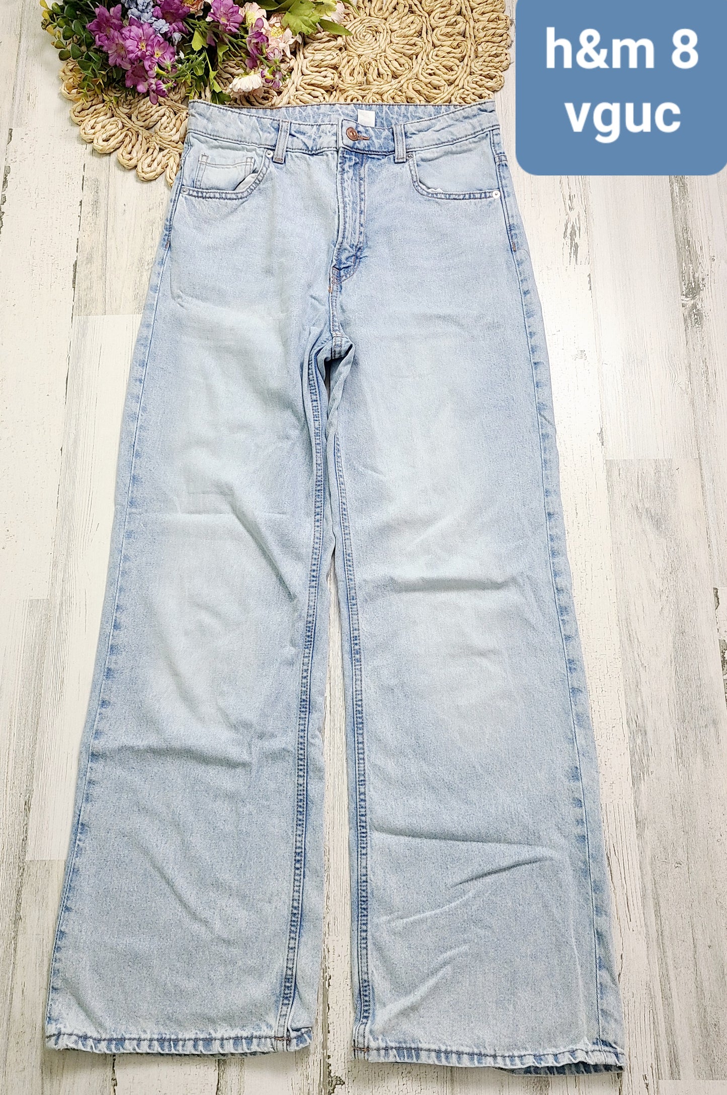 medium straight h&m