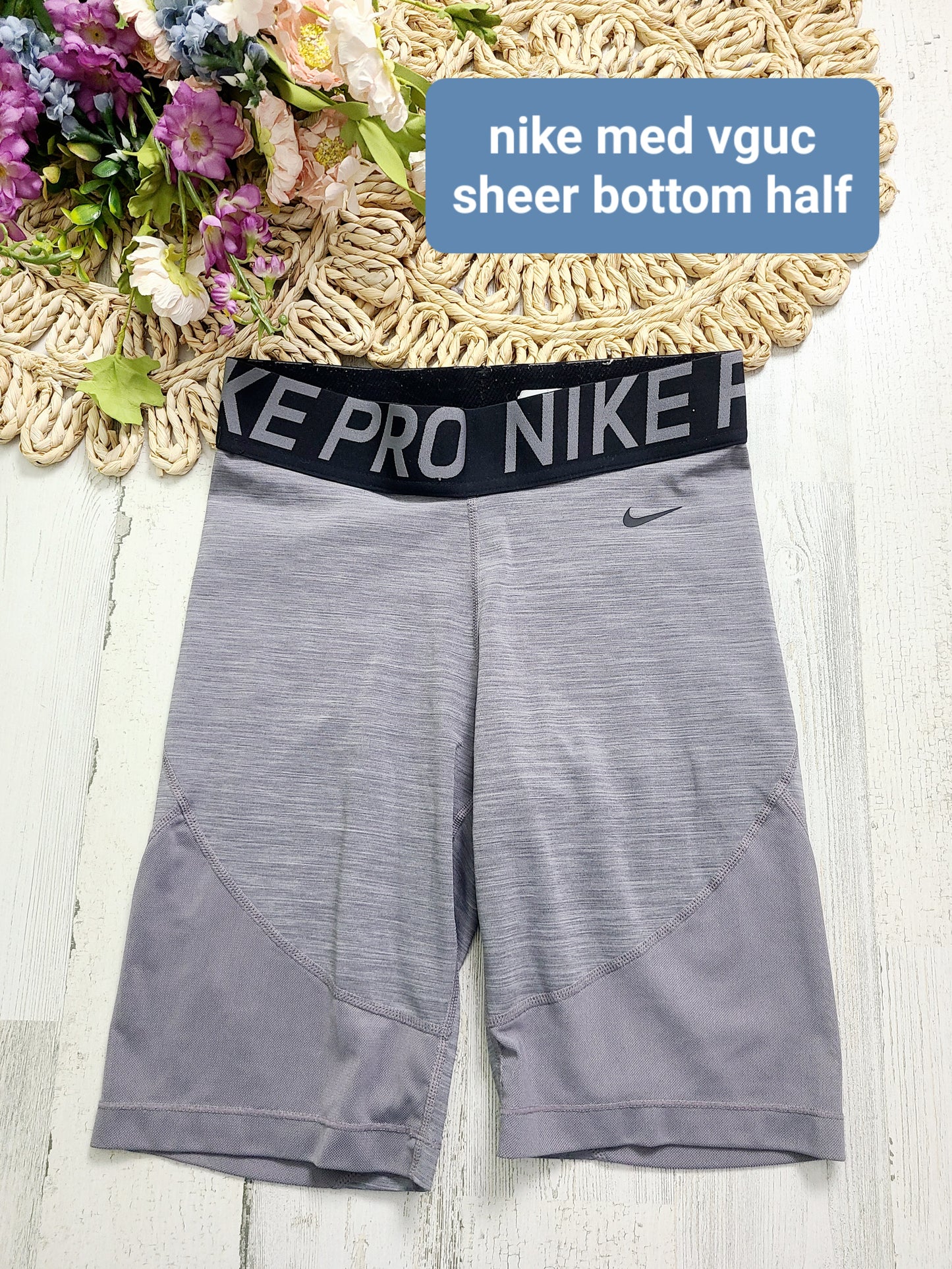 Longer gray nike spandex