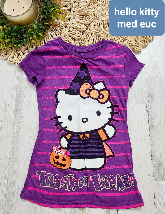 hello kitty trick or treat short sleeve