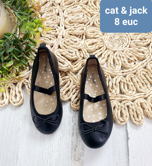 black flats with bow cat & jack
