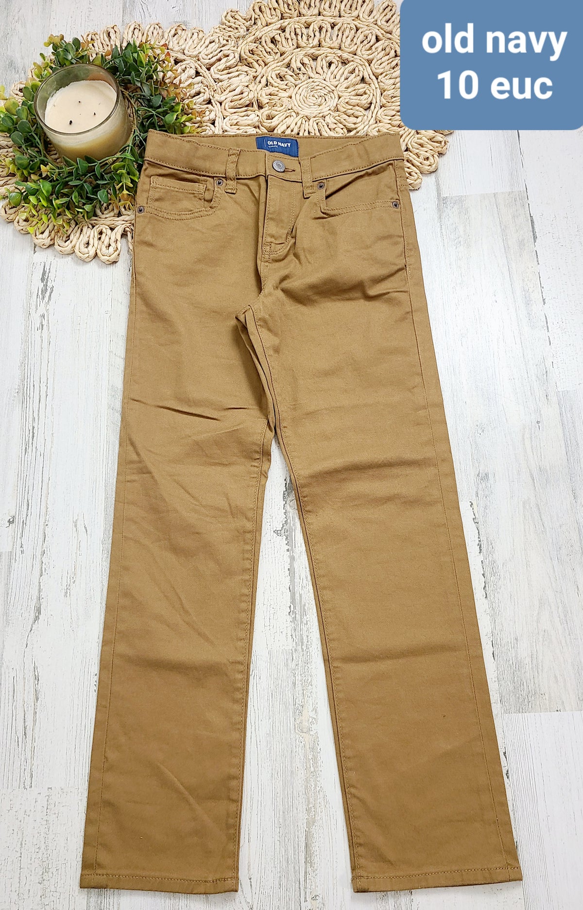khaki tan old navy 10y