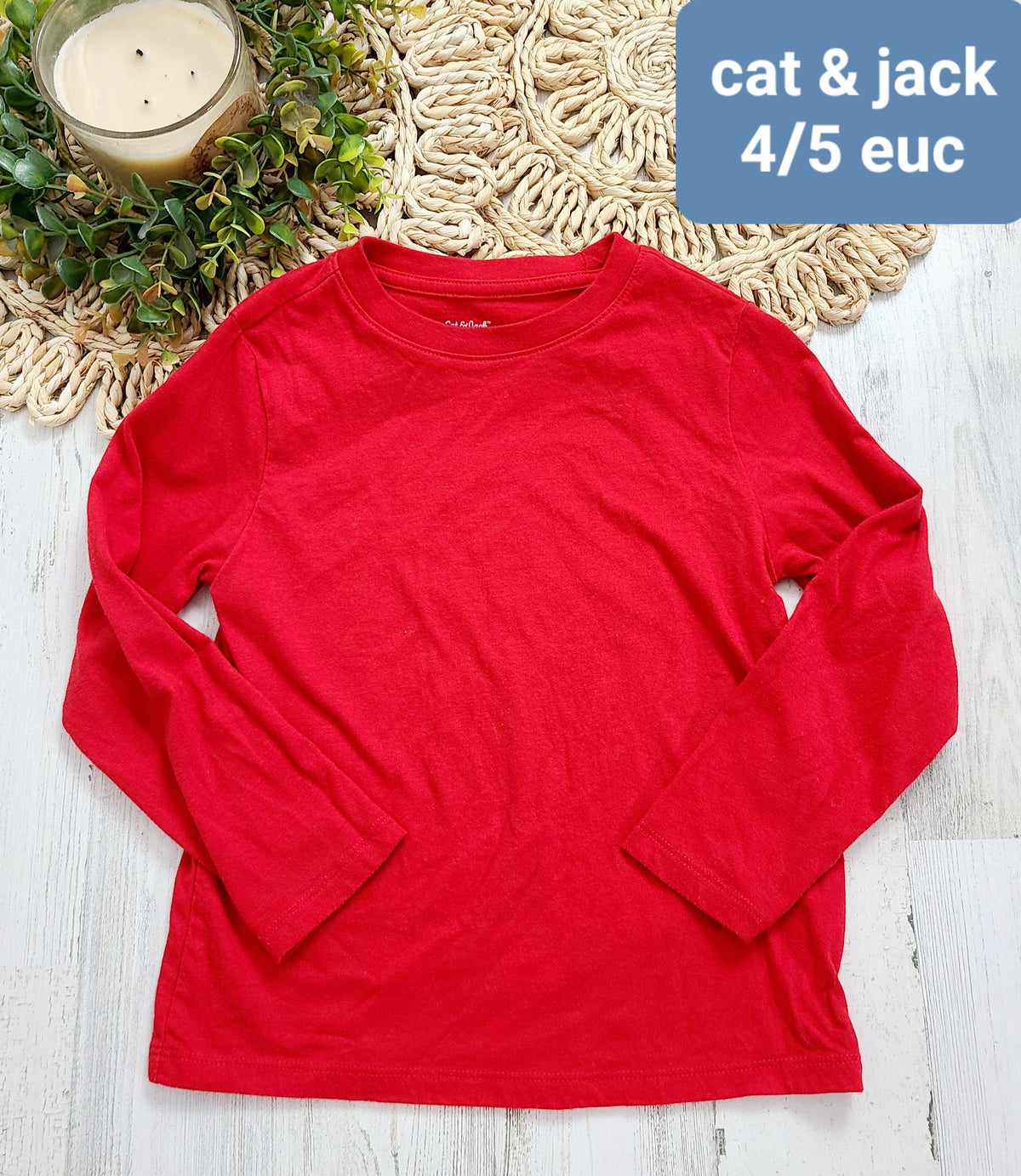 red long sleeve cat&jack