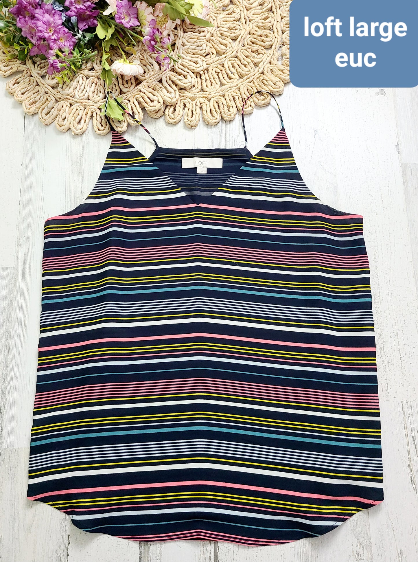 loft stripes large tank