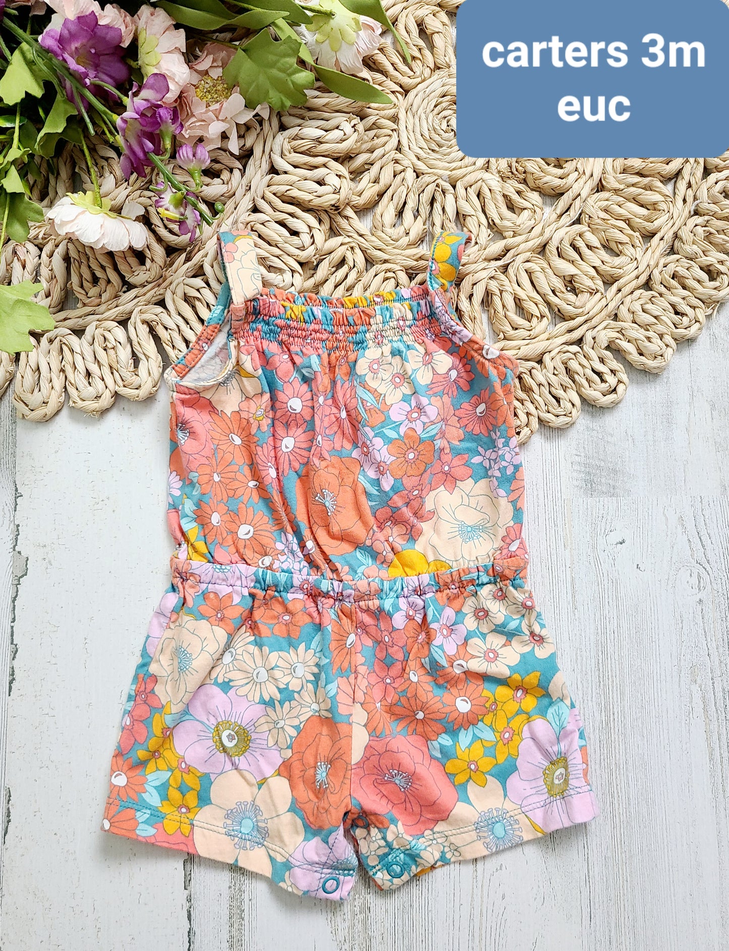 romper 3m carters girls