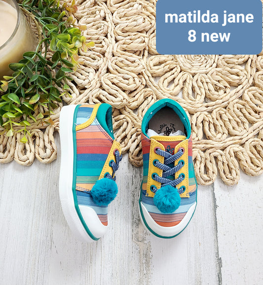 rainbow tennis shoe matilda jane
