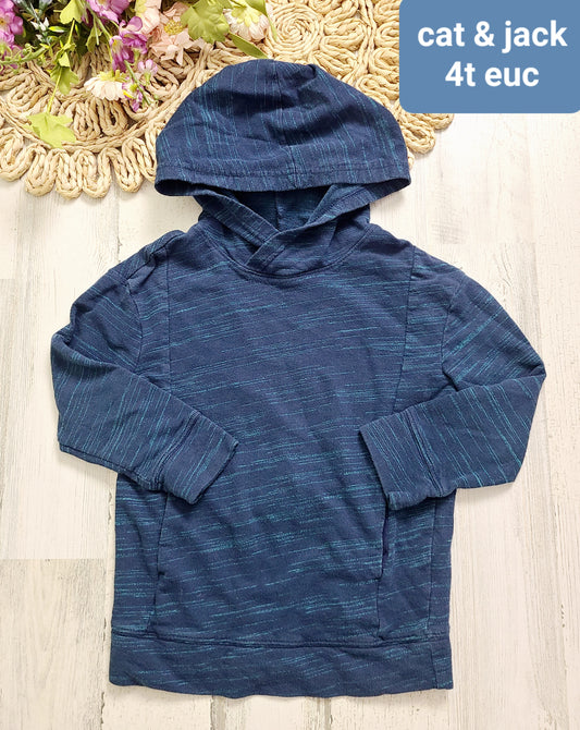 blue heathered hood cat&jack