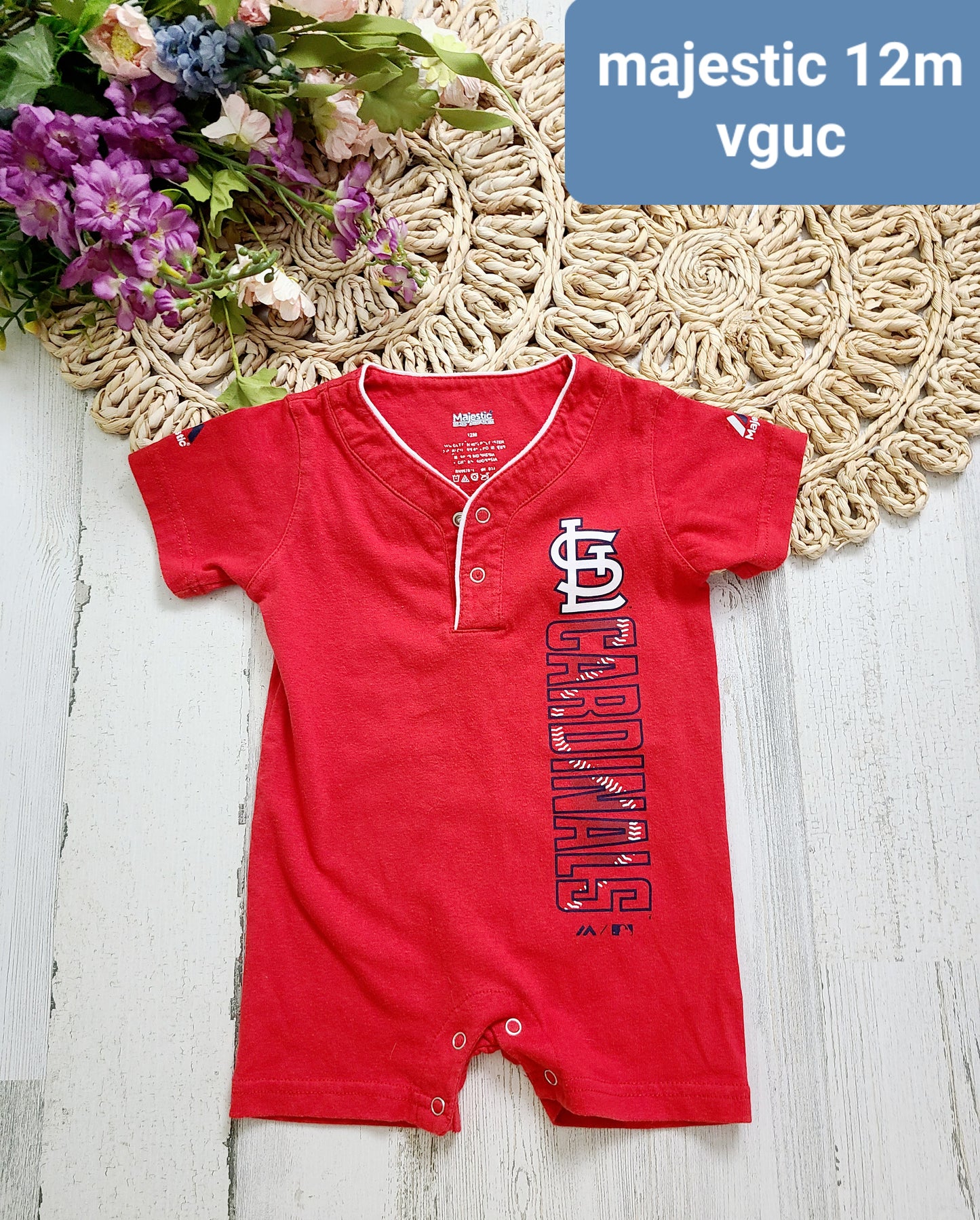 majestic cardinals romper