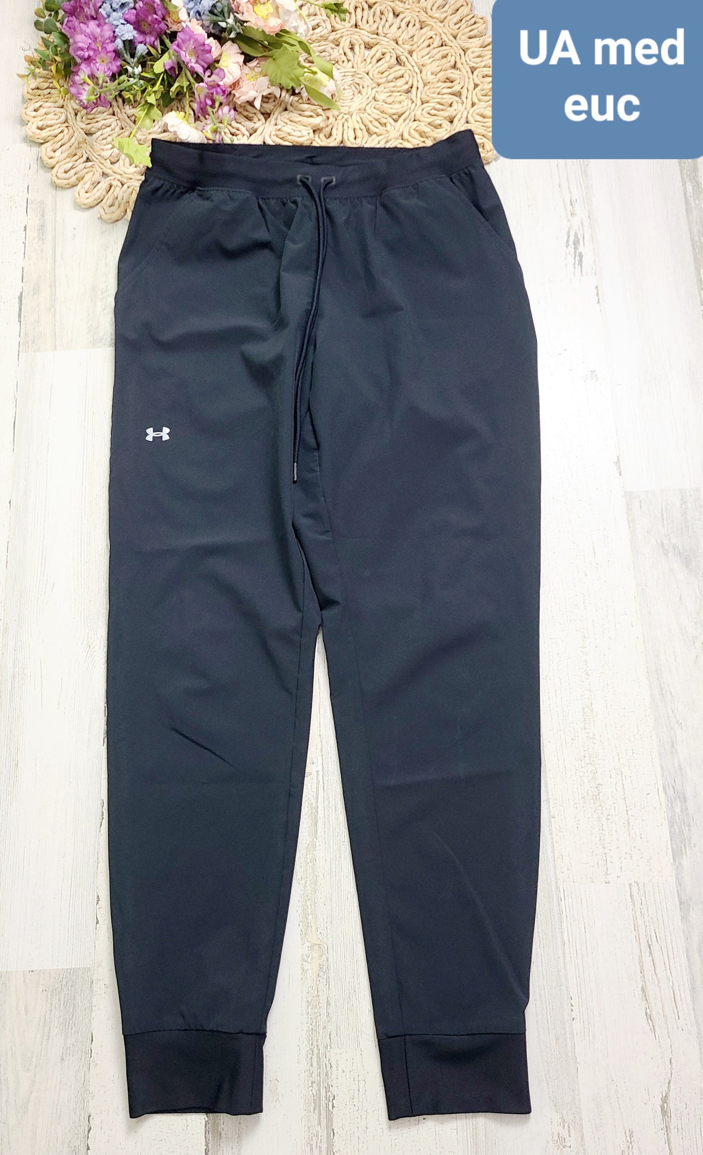 ua joggers medium womens black