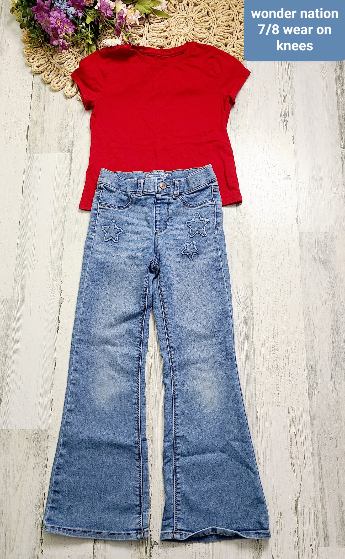 red tee star jeans wonder nation