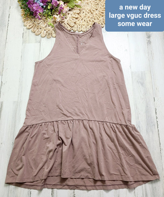 a new day large peplum dress