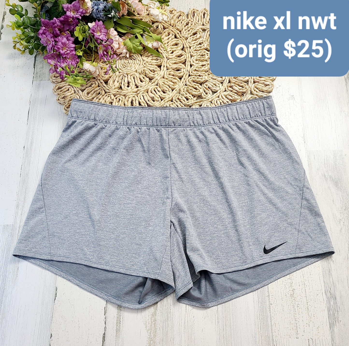 new nike xl gray shorts
