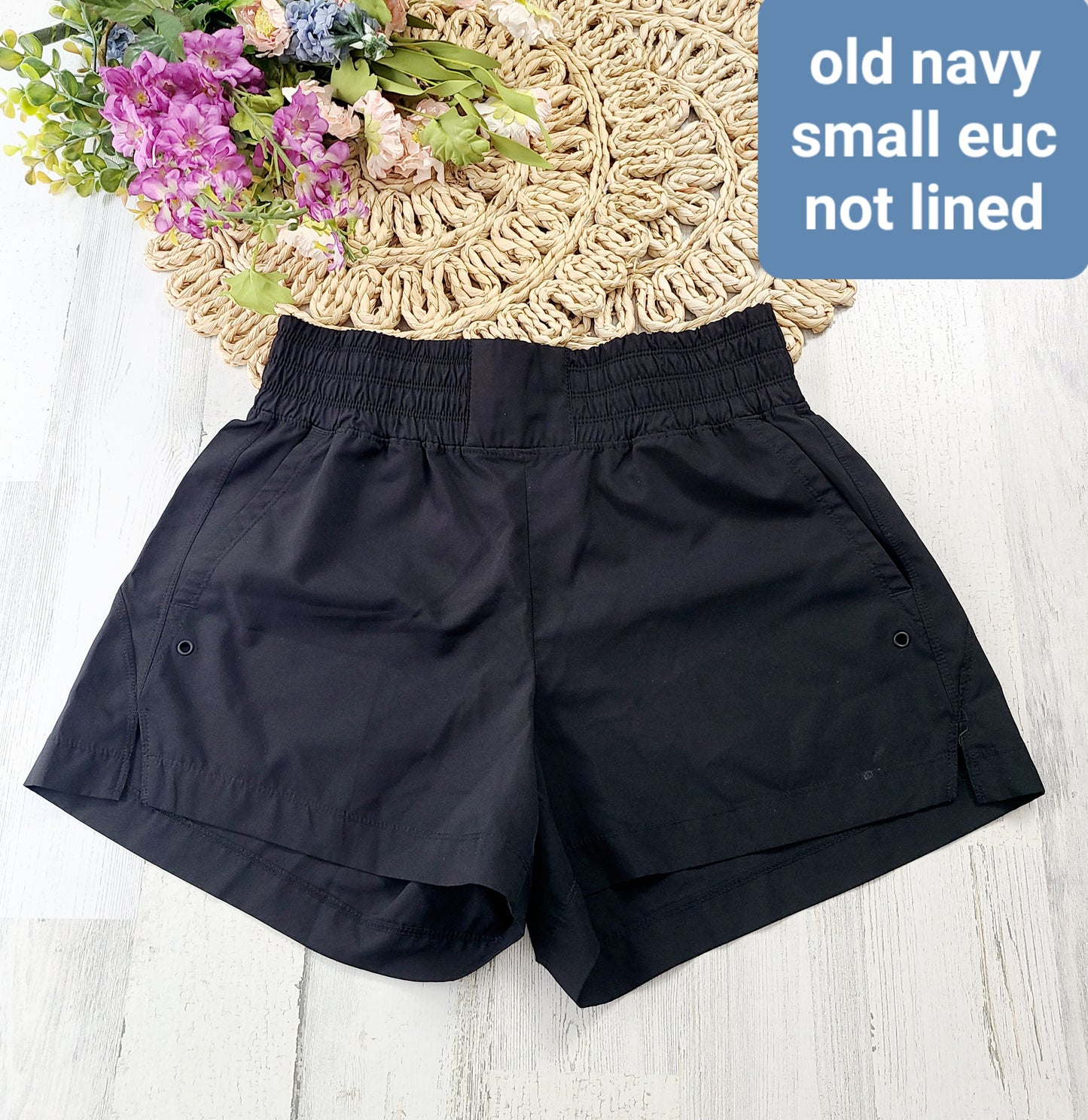 old navy small active shorts no liner