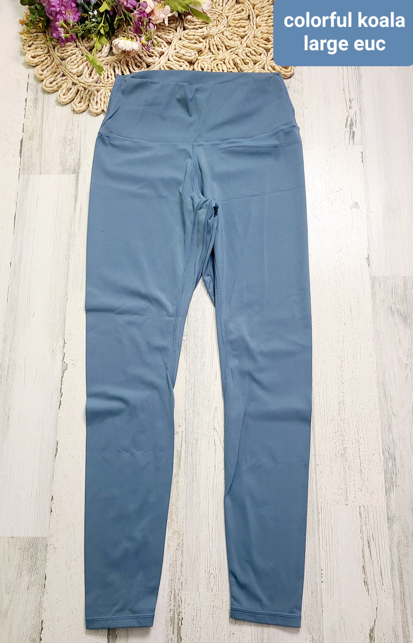 blue colorful koala legging