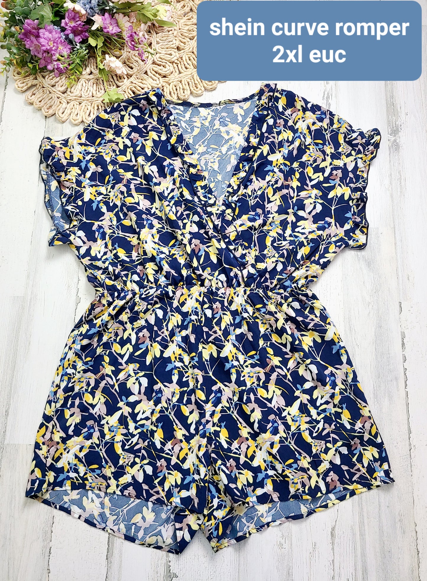 shein curve romper 2xl