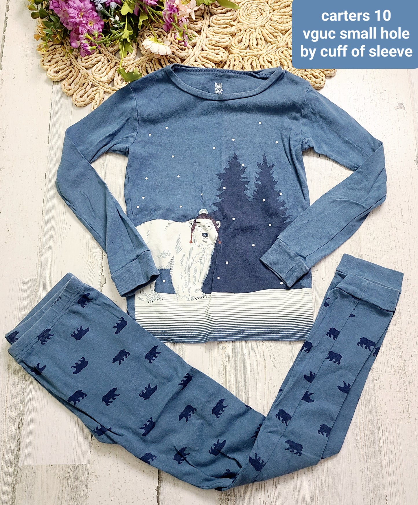 snow polar bear pj carters