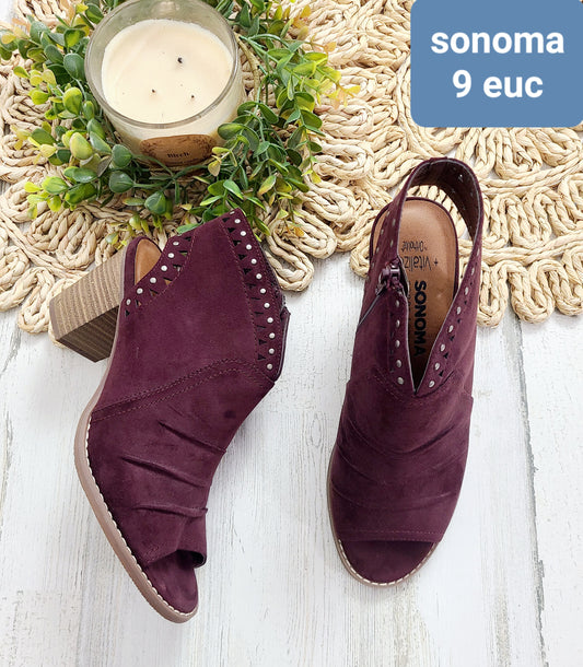 sonoma burgundy boots
