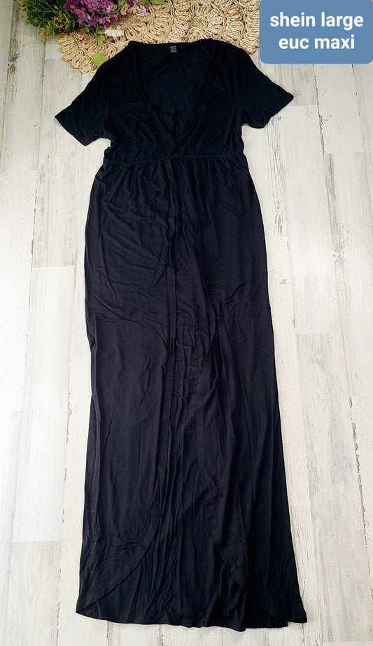 shein black maxi large
