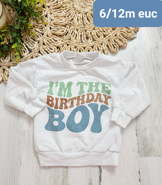 im the birthday boy crewneck