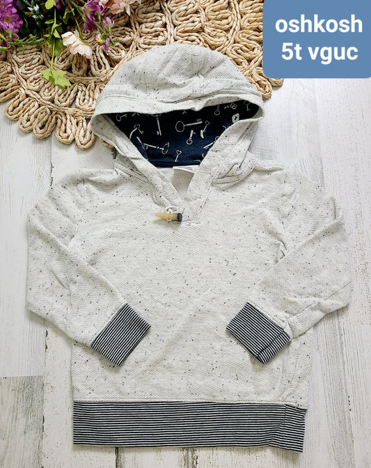 oshkosh speckled boys hoodie