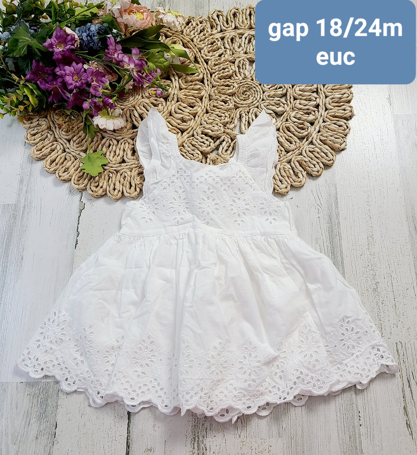 gap white dress