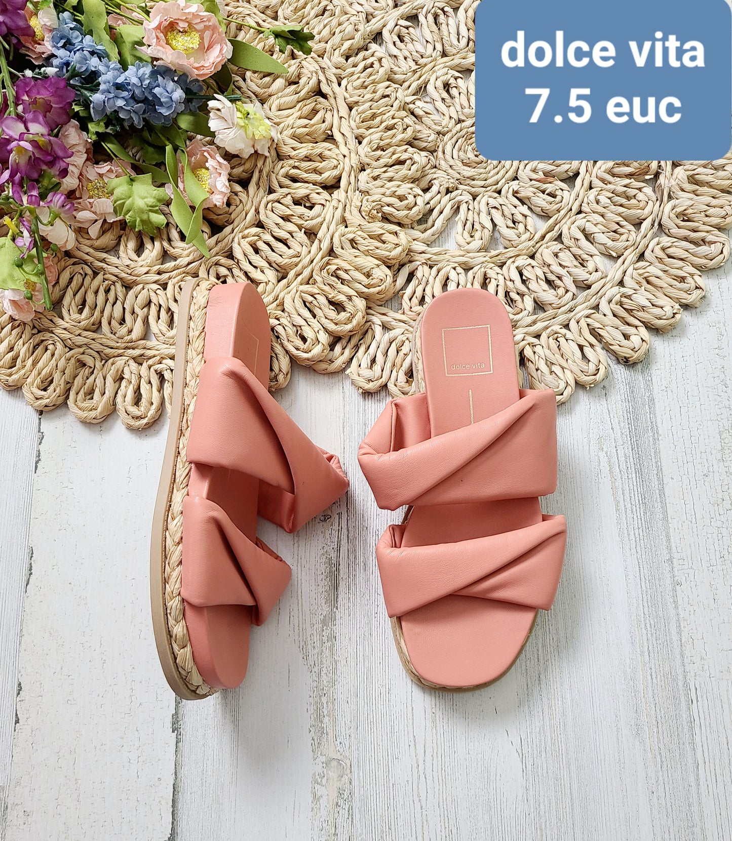 dolce vita peach sandals