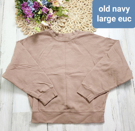 tan crewneck old navy womens