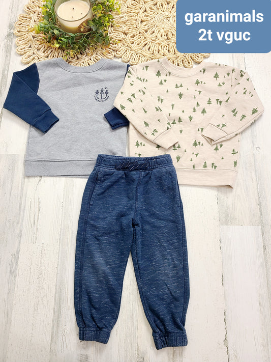 garanimals sweatshirts and navy pants