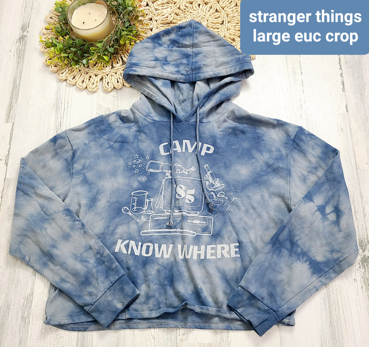 camp nowhere hoodie crop