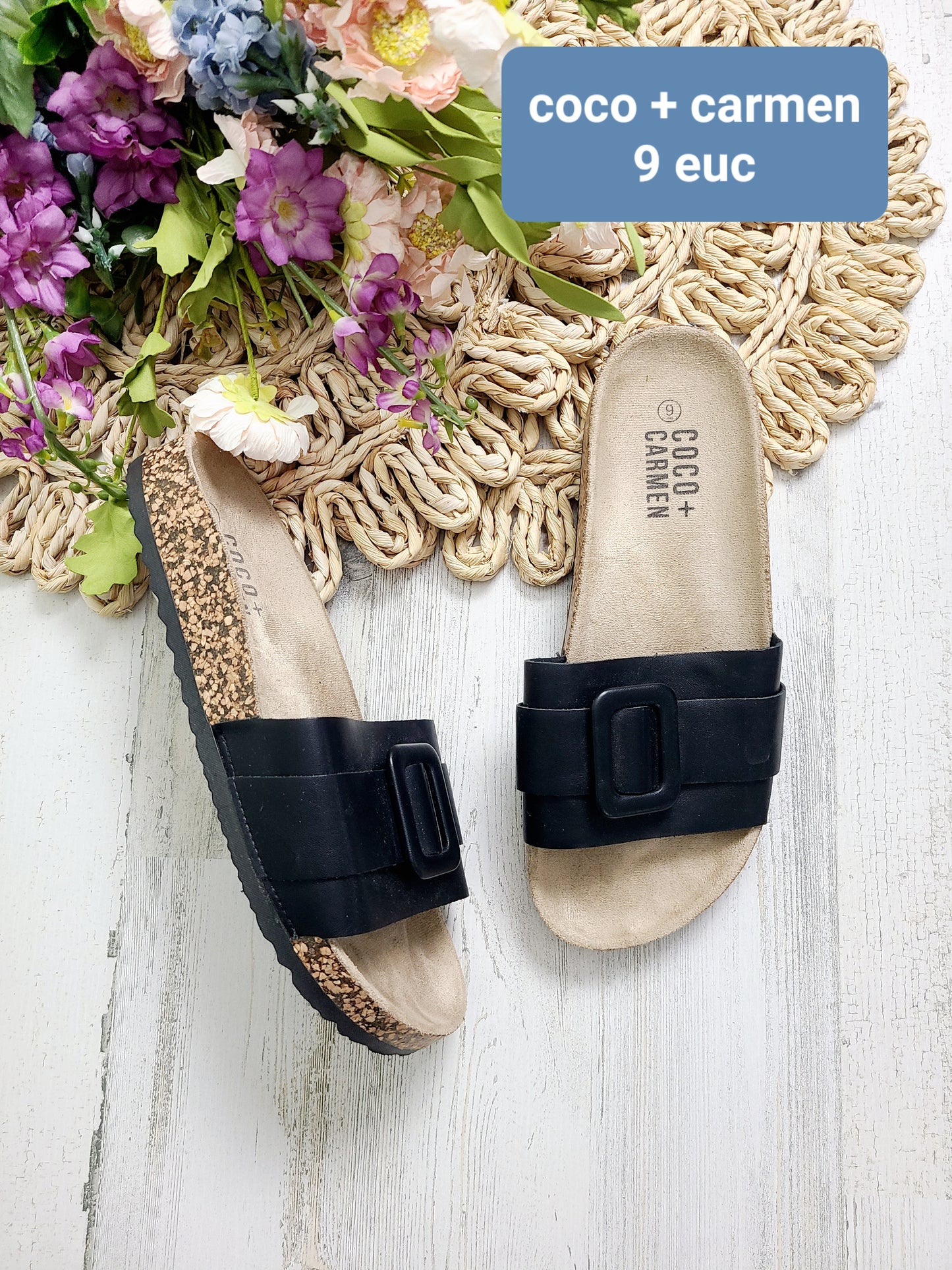 coco+carmen black slides