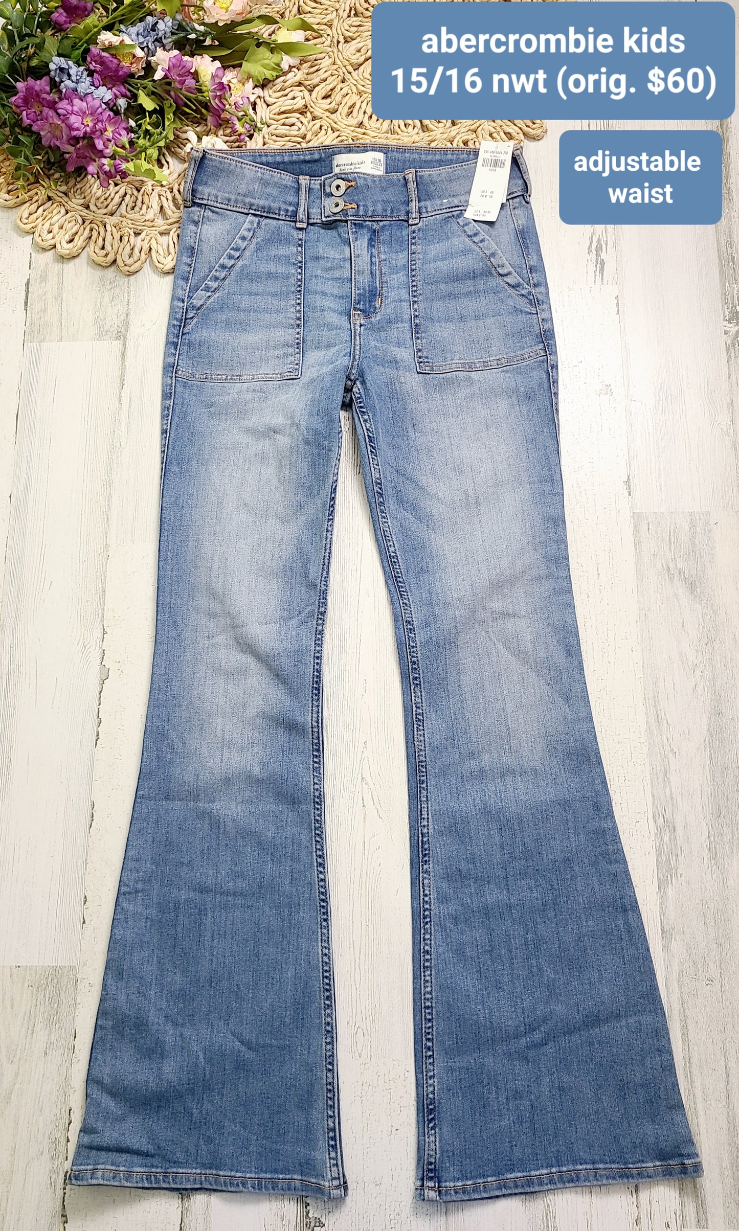 a&f square pockets juniors